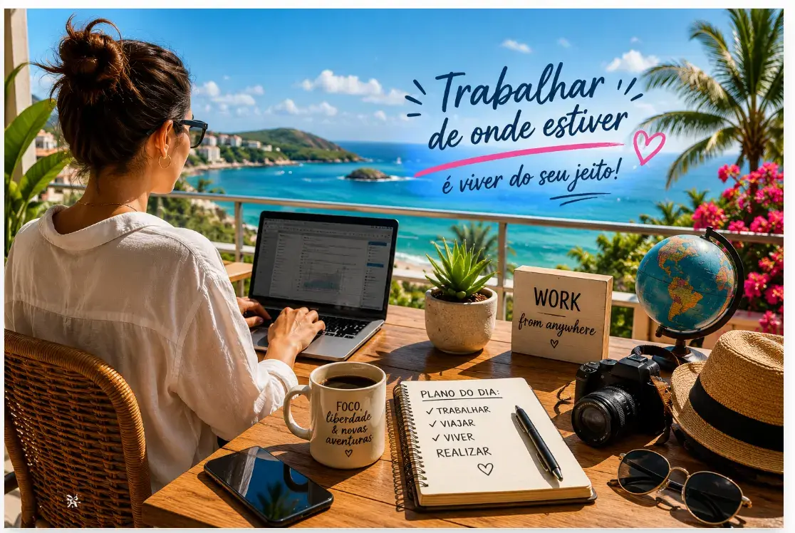 Trabalhe com vista para o paraíso e transforme sua rotina em uma experiência inesquecível.