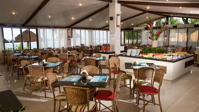 O restaurante do hotel
