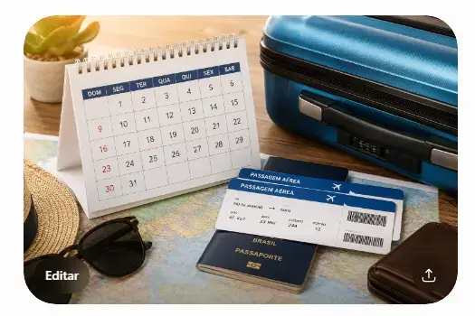 Planejar a viagem com antecedência faz toda a diferença!