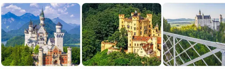 Castelo de Neuschwanstein e arredores