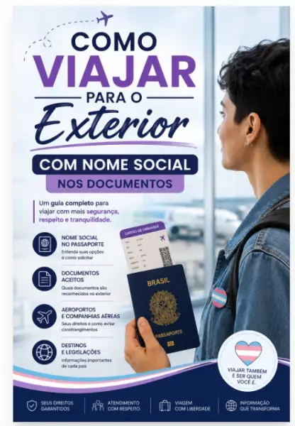 Como Viajar para o Exterior com Nome Social nos Documentos