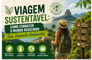 Viagem Sustentável: Como Conhecer o Mundo Reduzindo Seu Impacto Ambiental