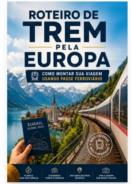 Roteiro de Trem Pela Europa: Como Montar Sua Viagem Usando Passe Ferroviário