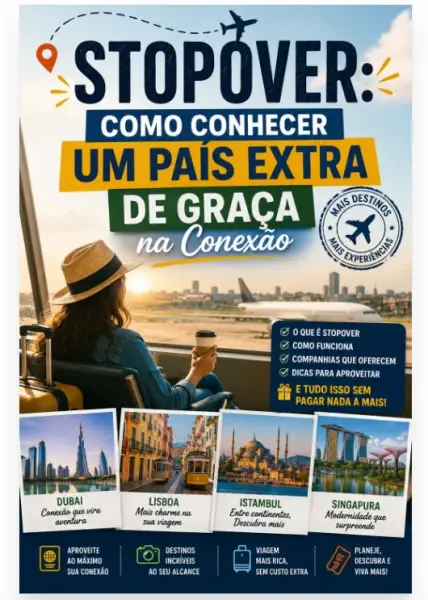 Stopover: Como Conhecer um País Extra de Graça na Conexão