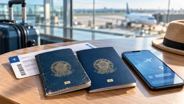 Troquei de passaporte depois de comprar a passagem: o que atualizar antes do embarque