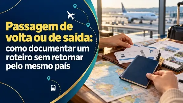 Passagem de volta ou de saída: como documentar um roteiro sem retornar pelo mesmo país