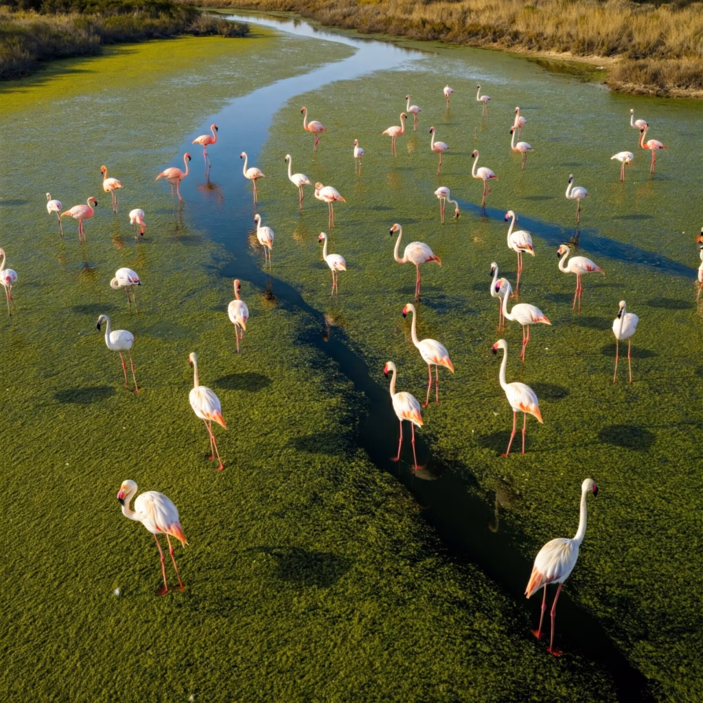 flamingos