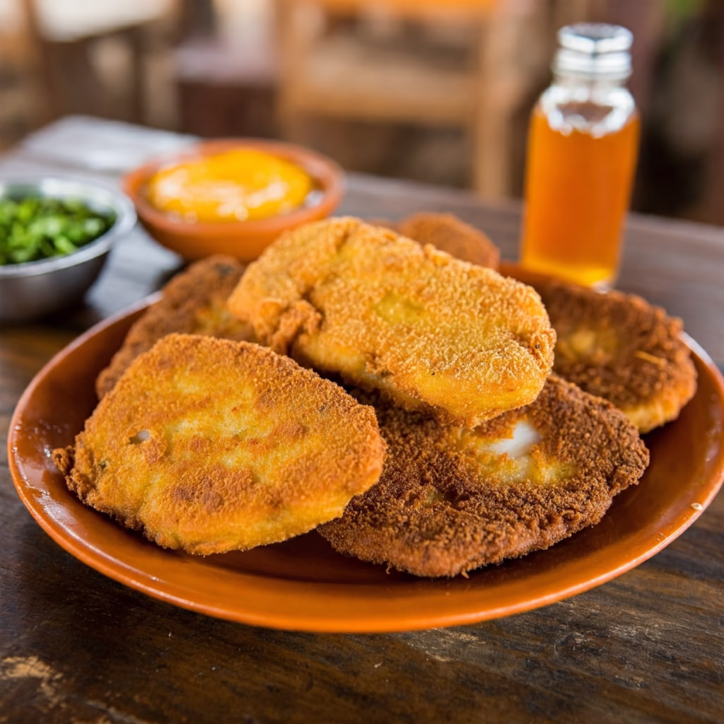 pirarucu à milanesa