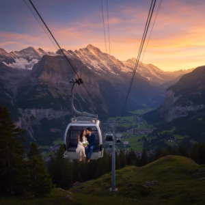 Passeio de Teleférico ao Pôr do Sol