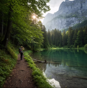 Caminhada até o Lago Härzlisee