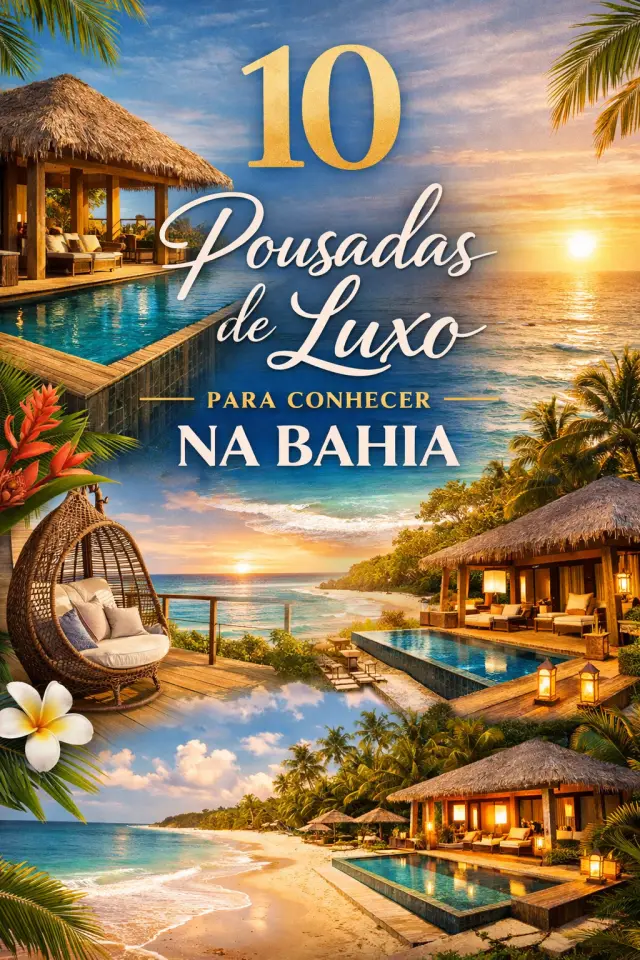 10 pousadas de luxo para conhecer na Bahia