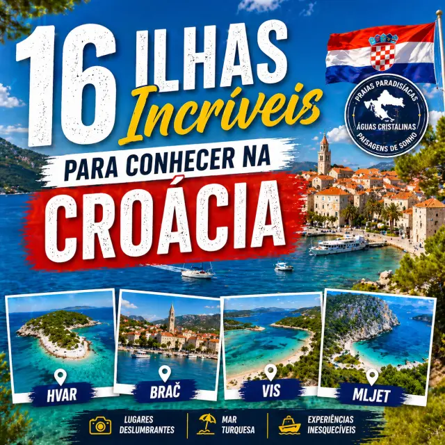 16 Ilhas Incríveis para Conhecer na Croácia
