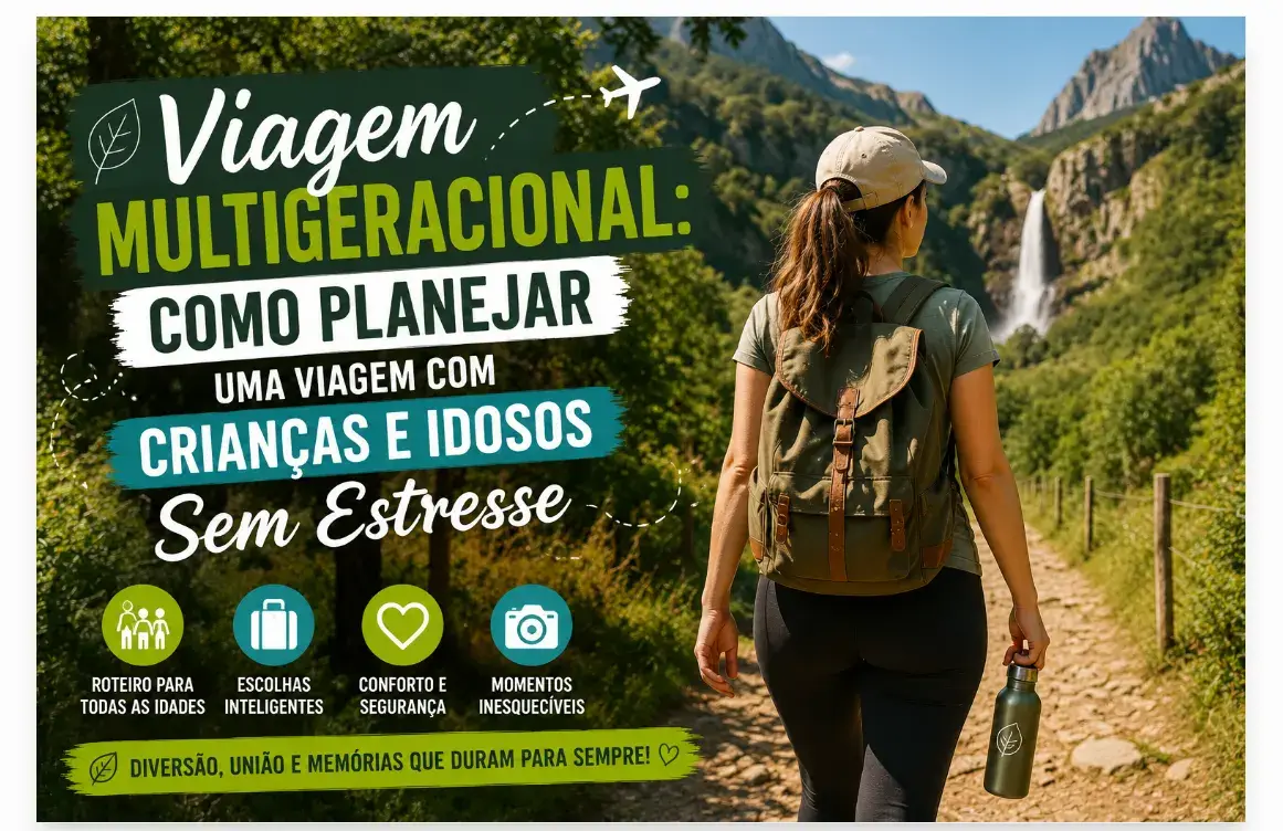 Explorar a natureza com consciência transforma a viagem em uma experiência inesquecível e mais sustentável.