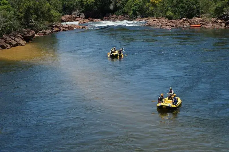 O Fantástico Mundo do Jalapão : Rafting no Rio Novo - Dudu Afora