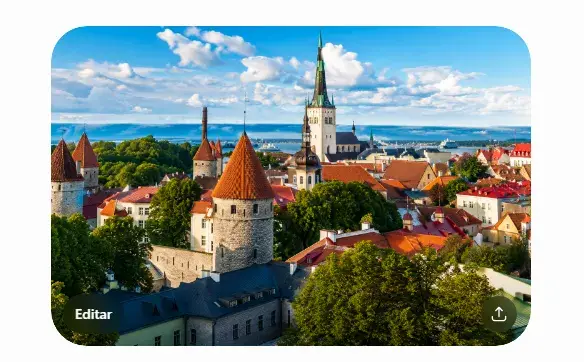O centro histórico de Tallinn, na Estônia, parece ter saído de um conto de fadas. Com suas muralhas medievais, torres centenárias e ruas de pedra, a cidade preserva um dos conjuntos históricos mais bem conservados da Europa.