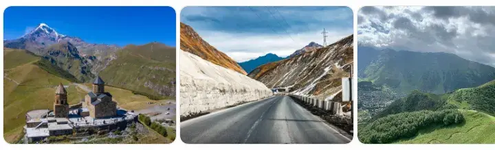 Kazbegi oferece algumas das paisagens mais bonitas do Cáucaso.