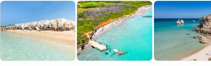Praias com aguas cristalinas