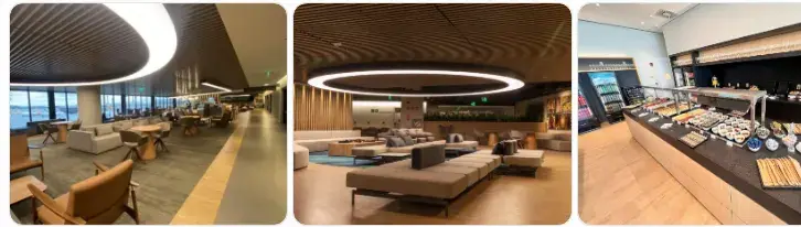 Os aeroportos podem ter várias salas, mas cada lounge atende terminais e áreas de embarque específicos.