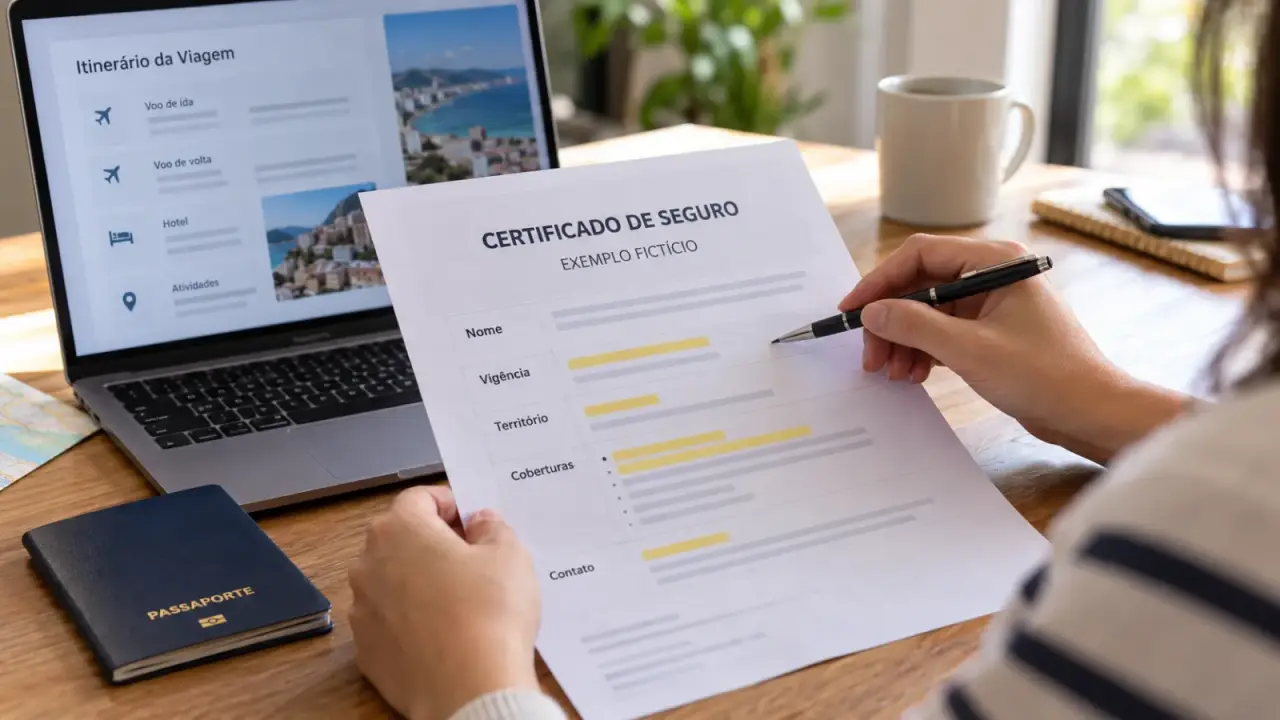 Conferência do certificado de seguro