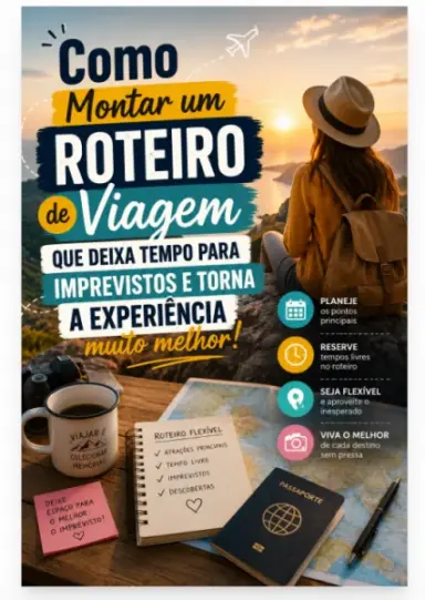 Como Montar um Roteiro de Viagem Que Deixa Tempo Para Imprevistos e Torna a Experiência Muito Mais Leve