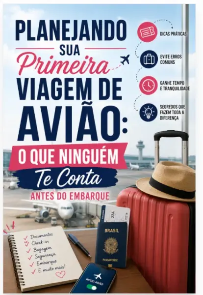 Planejando Sua Primeira Viagem de Avião: O Que Ninguém Te Conta Antes do Embarque