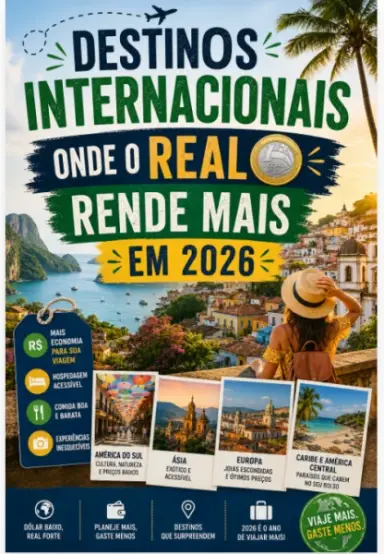 Destinos Internacionais Onde o Real Rende Mais em 2026