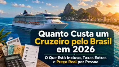 Quanto Custa um Cruzeiro pelo Brasil em 2026: O Que Está Incluso, Taxas Extras e Preço Real por Pessoa