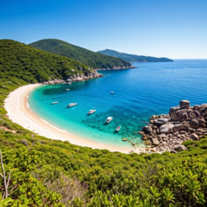 A praia do aventureiro fica na Ilha grande rio de janeiro