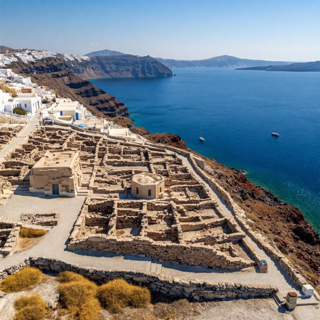 sítio arqueológico de Akrotiri