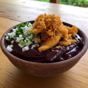 Açaí com Peixe Frito