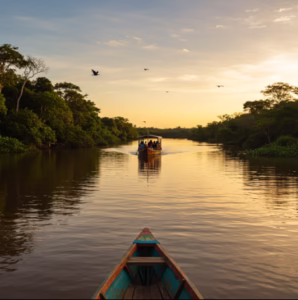 Passeio de Barco pelo Rio Paraguai