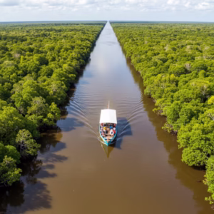 Passeio de Barco pelo Delta do Preguiças