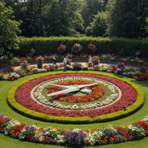 Jardim Inglês e o Relógio de Flores