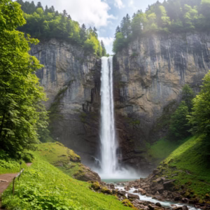 Visita à Staubbach Falls