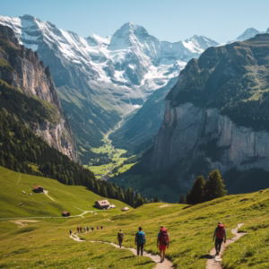 Caminhadas nos Alpes