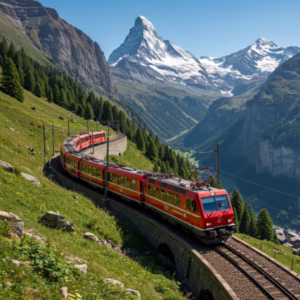 Passeios de Trem na Ferrovia Rética