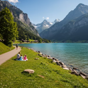 Passear pelo Lago Davos