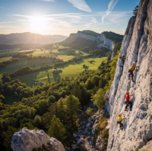 Escalada no Jura