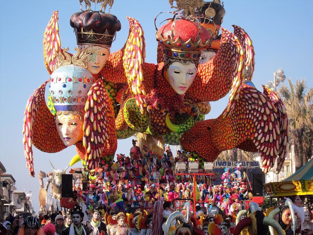 A Sátira Gigante do Carnaval de Viareggio