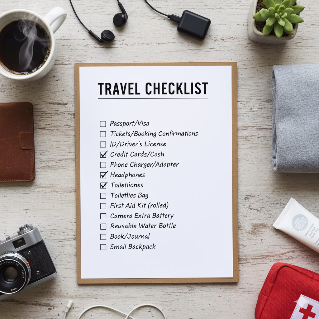 Fase 4: Checklists Prontos para Viagens Curtas